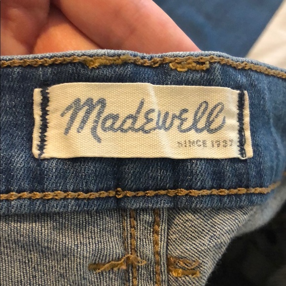 Madewell Skinny Jeans Cut Off Hem - Picture 3 of 4